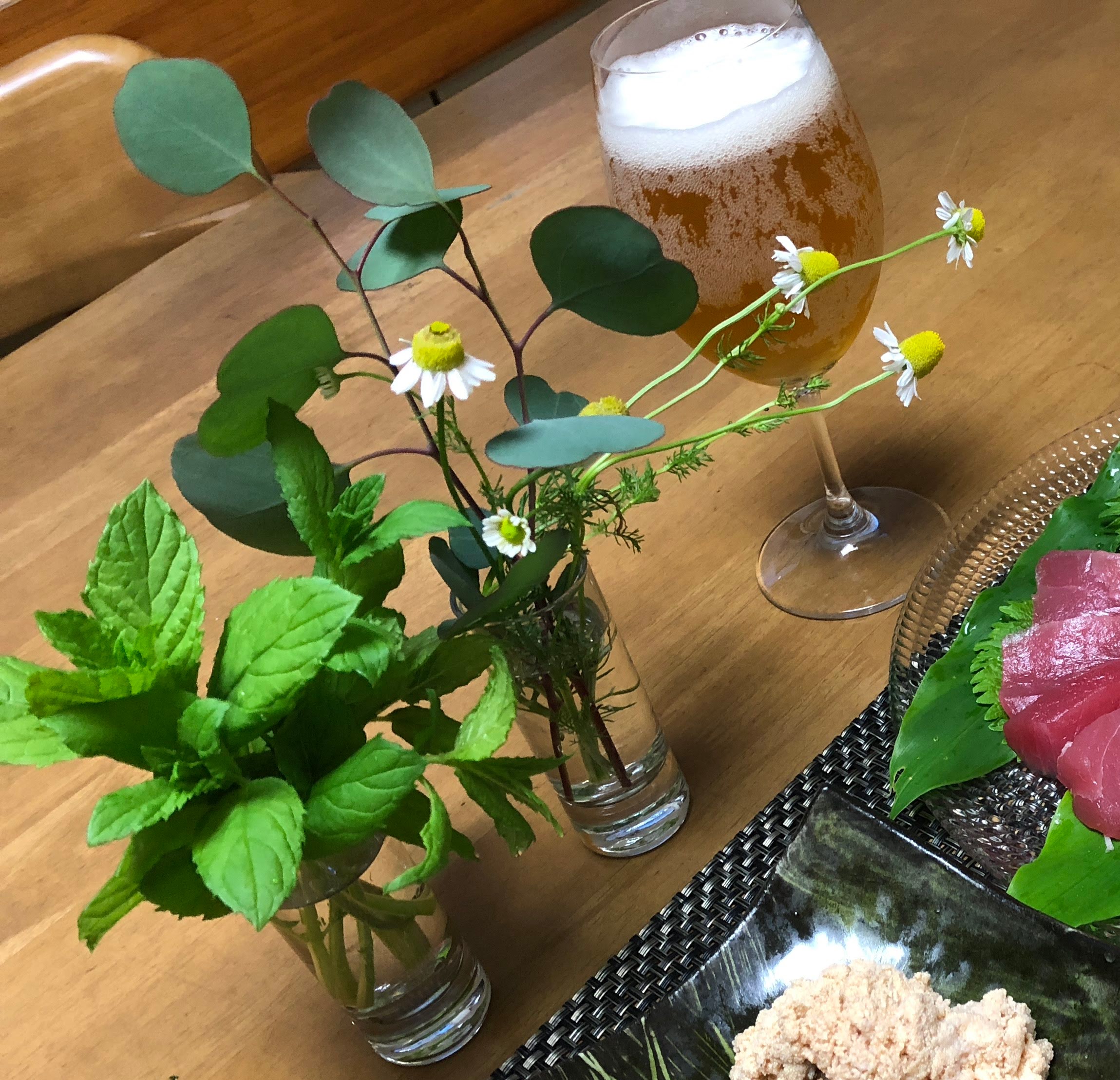 テーブルコーディネート☆手抜き晩御飯は見栄えにちょっと手をかける