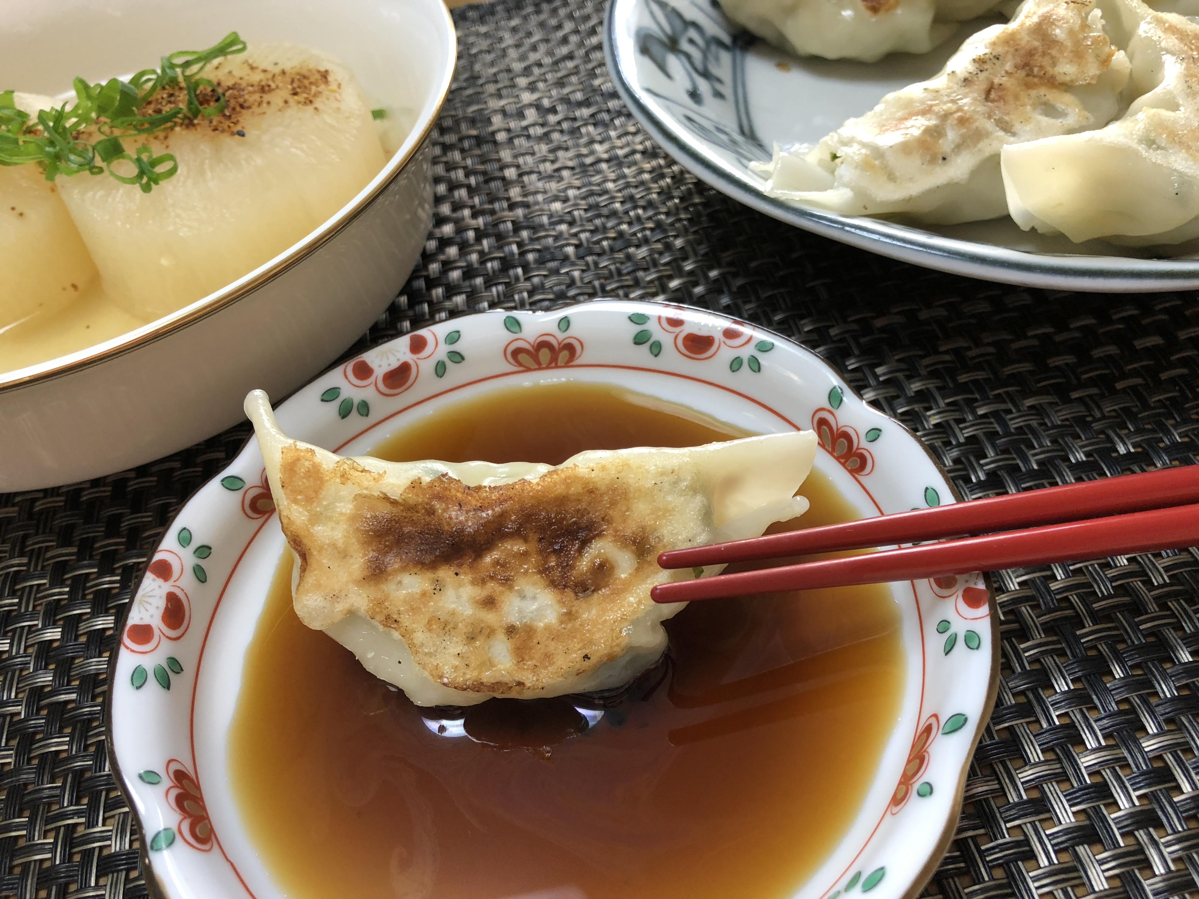 冷蔵庫にあるものでギョーザ☆和風味もいいよ♪