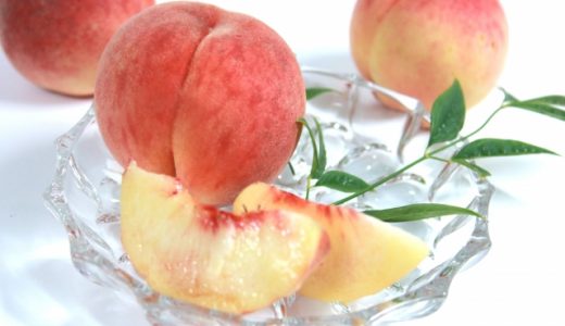 桃の皮を上手く向いて綺麗にカットして盛り付けたい！切り方